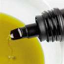 Hanfsamenöl auf Teller