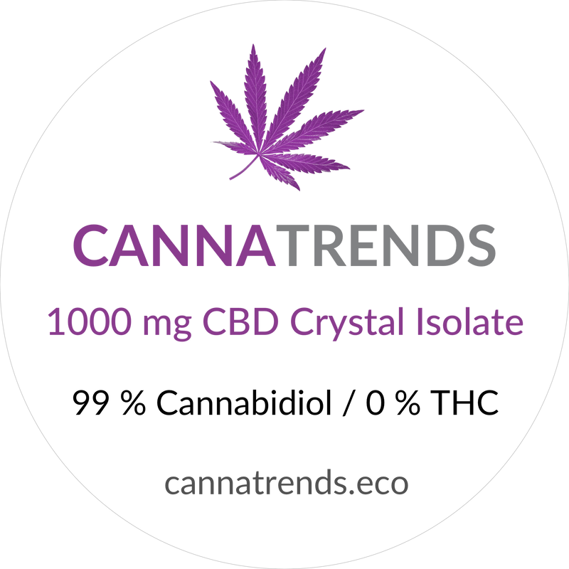 Cannatrends CBD-Isolat Label