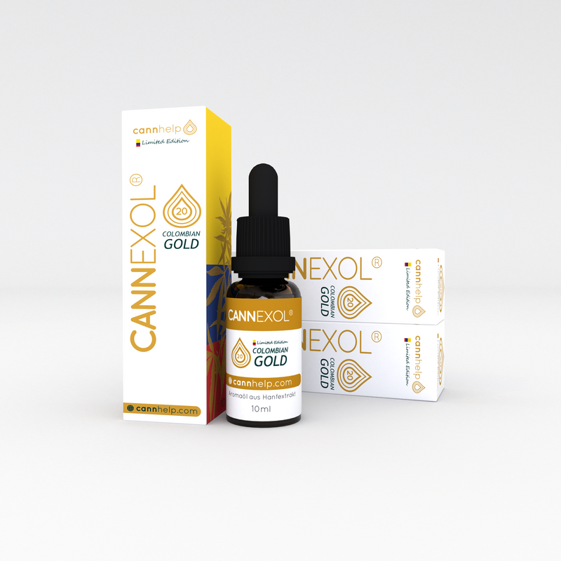 Flasche CBD-Öl 20% mit Verpackungen