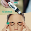 Osiris Kopfwohl CBDöl - Foto mit Flasche und Frauenkopf
